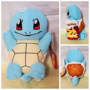 Pokemon Shiny Squirtle Plush 9" WCT 2020 Wicked Cool Toys Stuffed Animal Doll